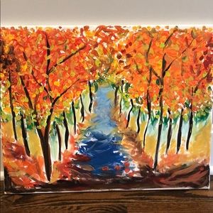 16x20 acrylic painting on wrapped canvas